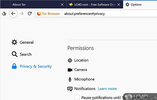 Tor Browser screenshot