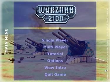 Warzone 2100 screenshot