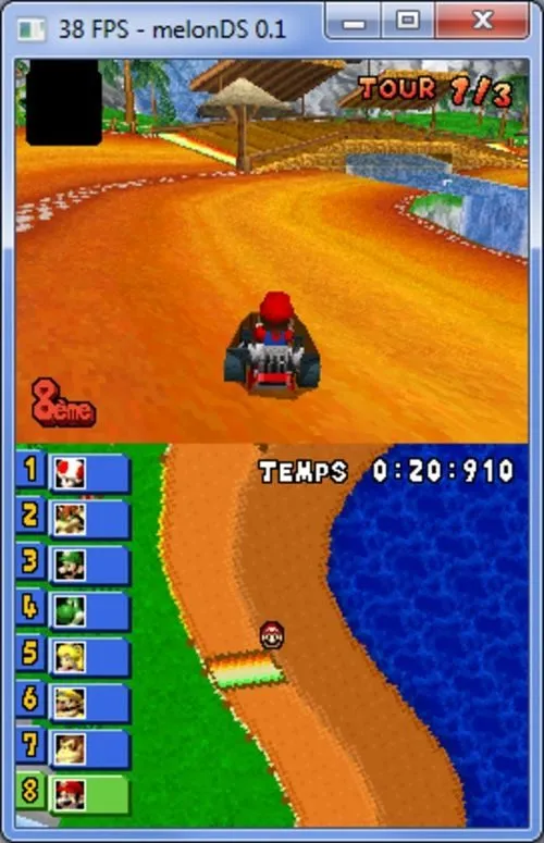 melonDS (Nintendo DS Emulator) screenshot