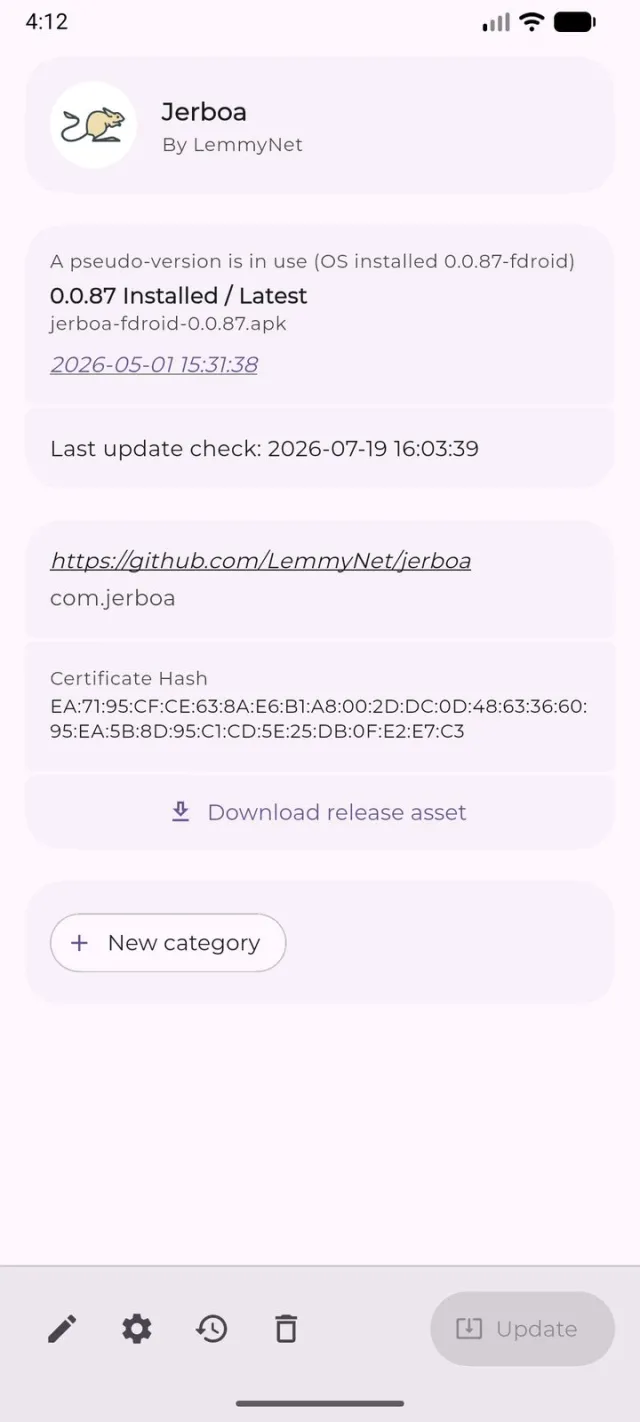 Obtainium screenshot