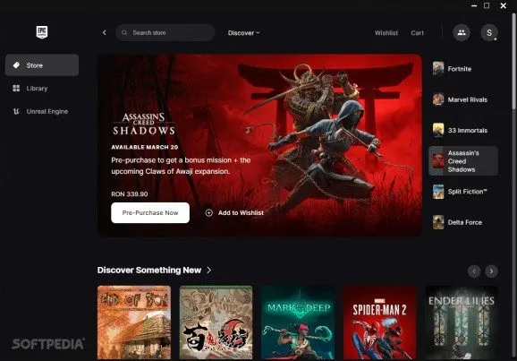 Epic Games Launcher screenshot