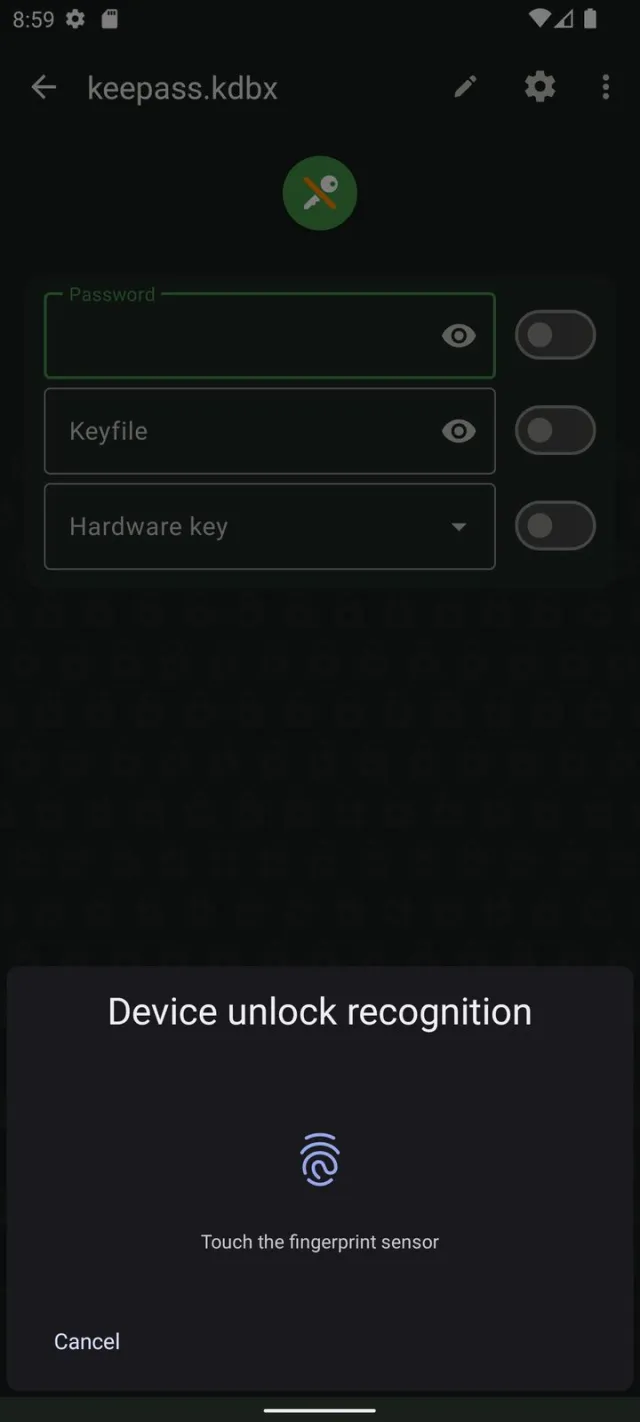 KeePassDX screenshot