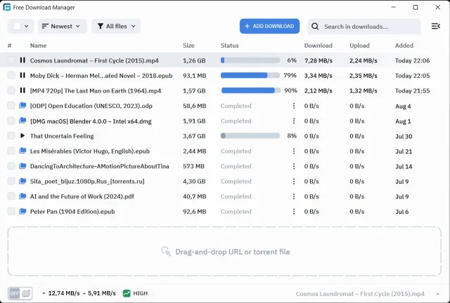 Free Download Manager screenshot