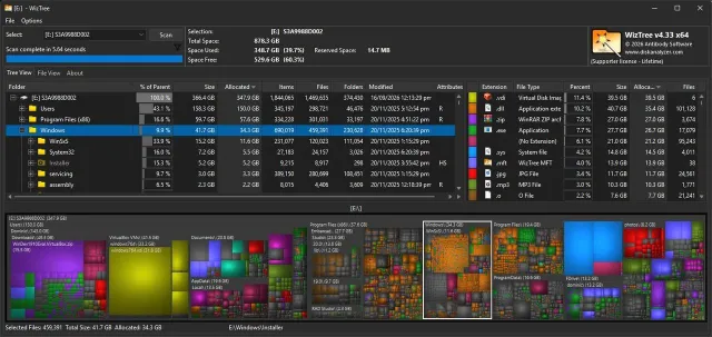 WizTree screenshot