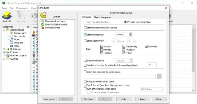 Internet Download Manager (IDM) screenshot