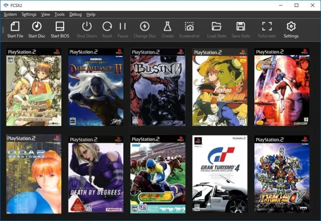 PCSX2 (PlayStation 2 Emulator) screenshot