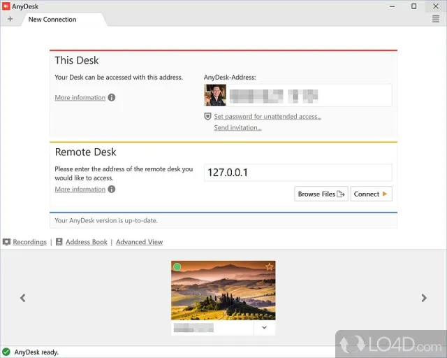 AnyDesk screenshot
