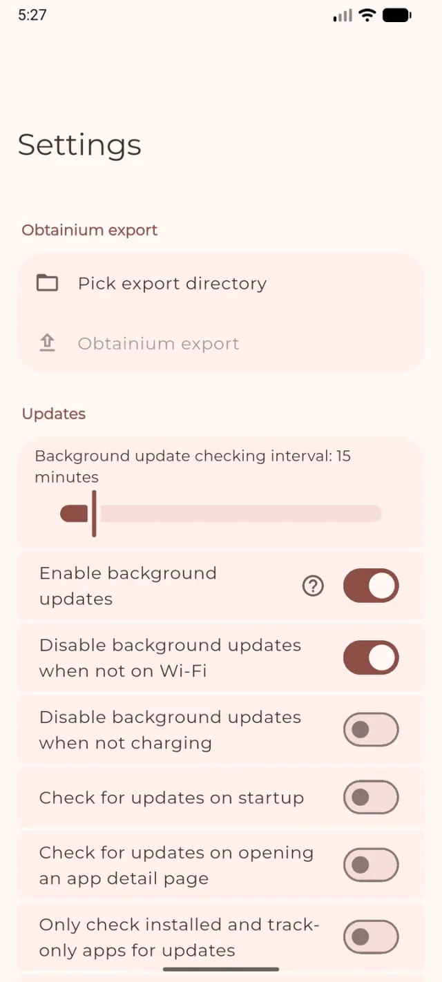 Obtainium screenshot