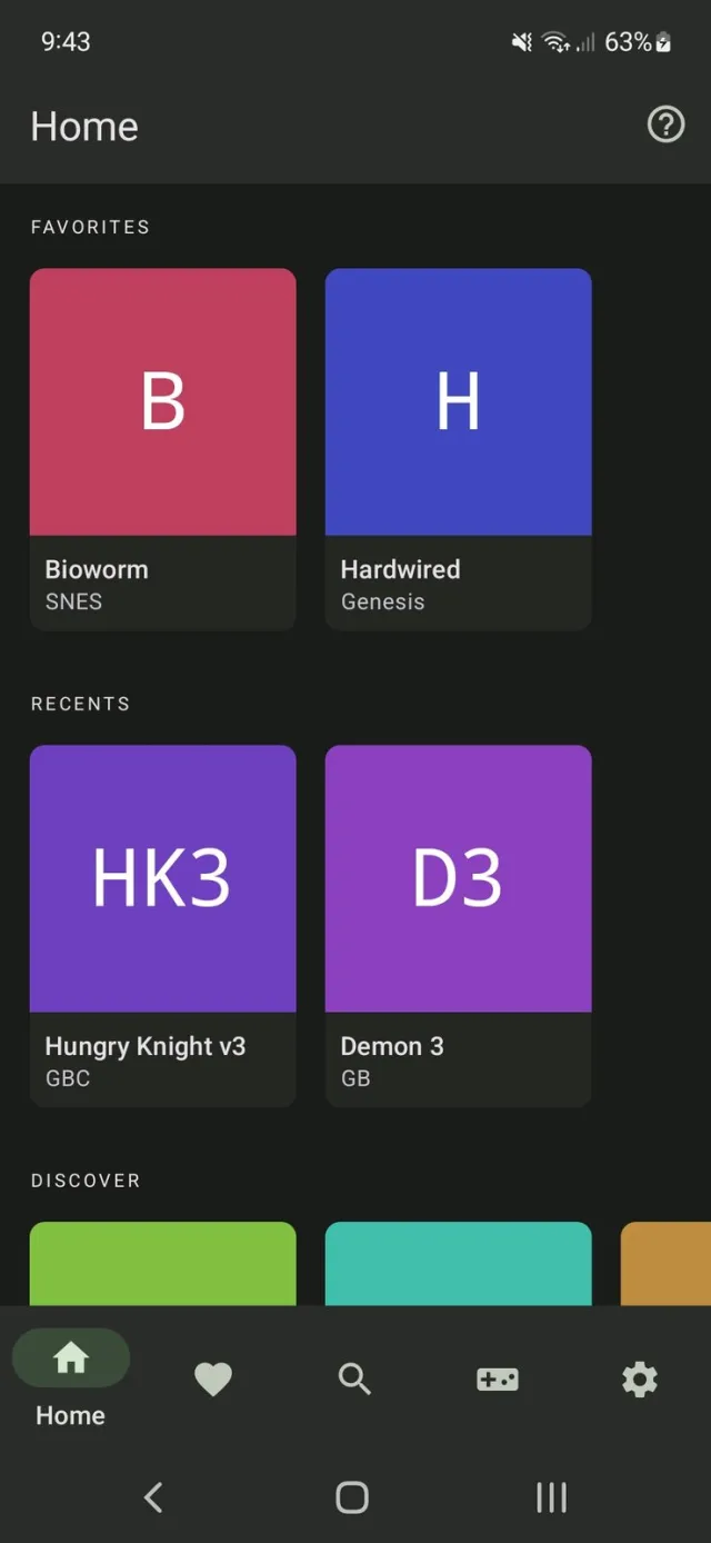 Lemuroid screenshot