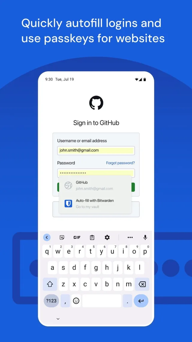 Bitwarden Password Manager screenshot