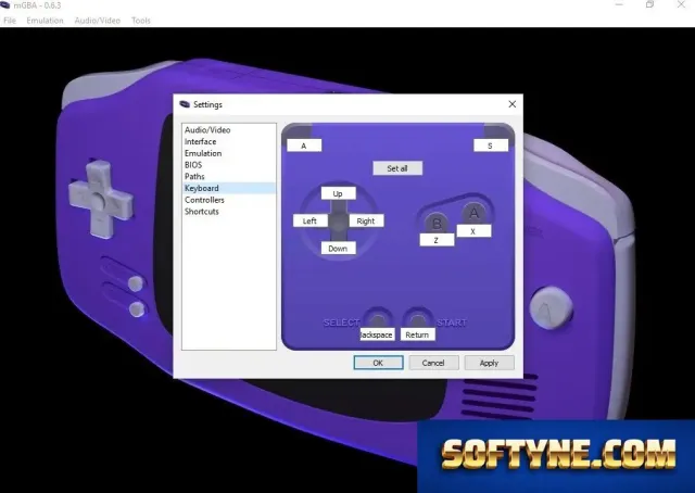 mGBA (Game Boy Advance Emulator) screenshot