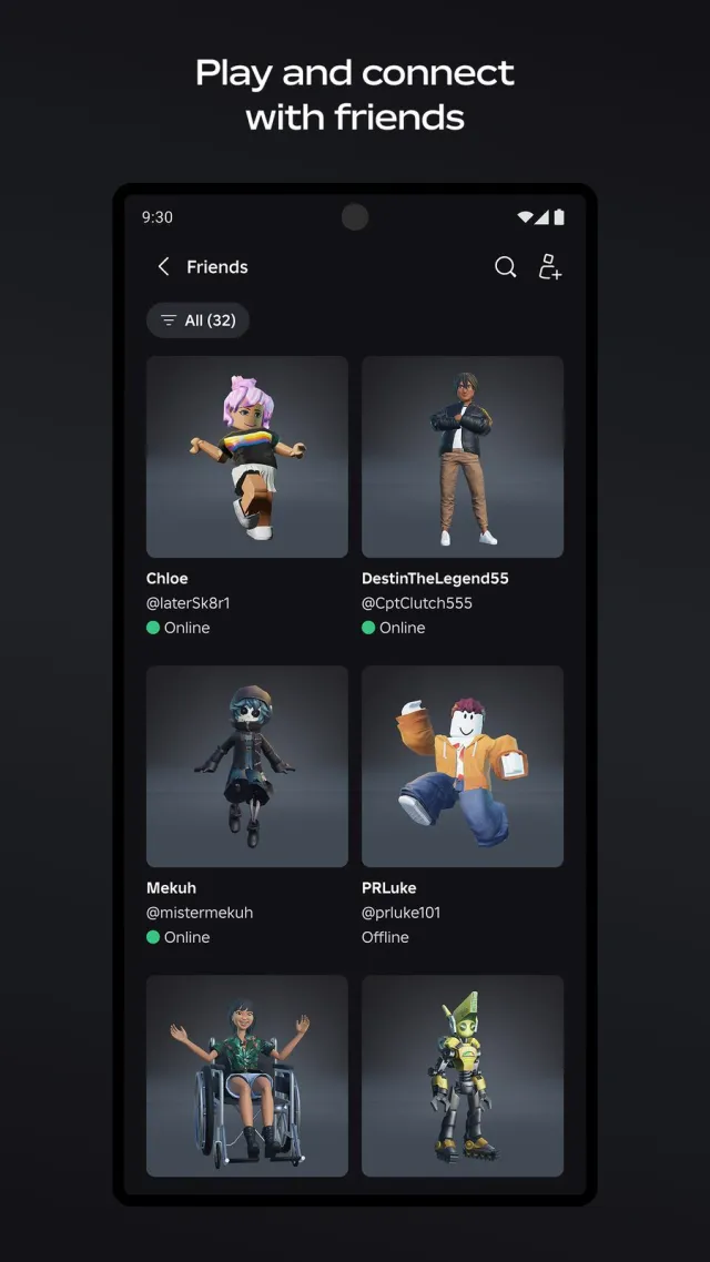 Roblox Player screenshot