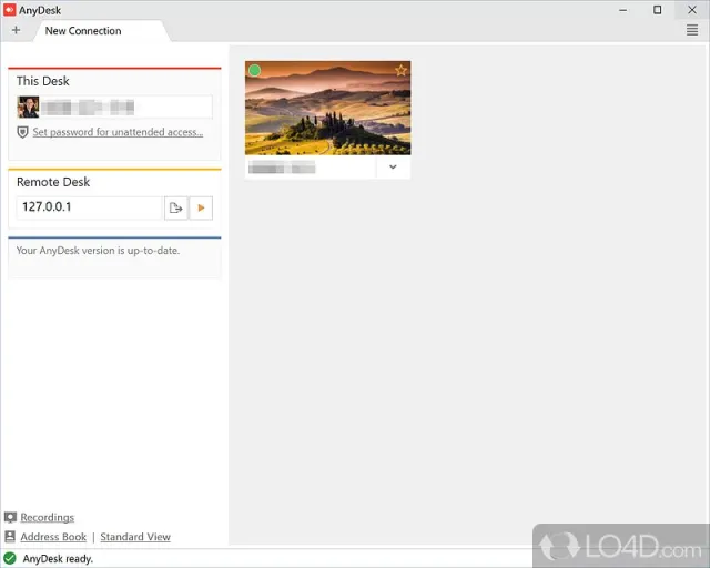 AnyDesk screenshot