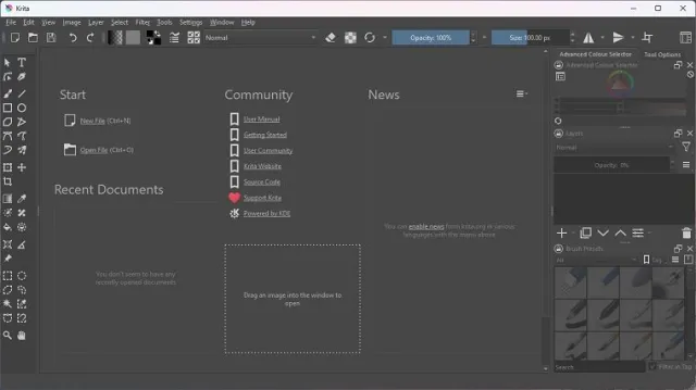 Krita screenshot