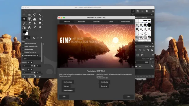 GIMP screenshot