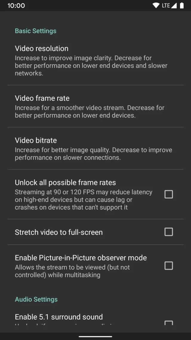 Moonlight Game Streaming for Android screenshot