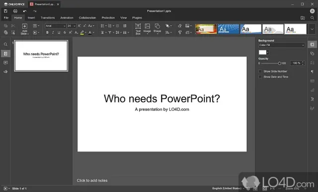 ONLYOFFICE Desktop Editors screenshot