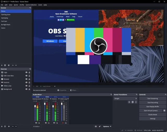OBS Studio screenshot