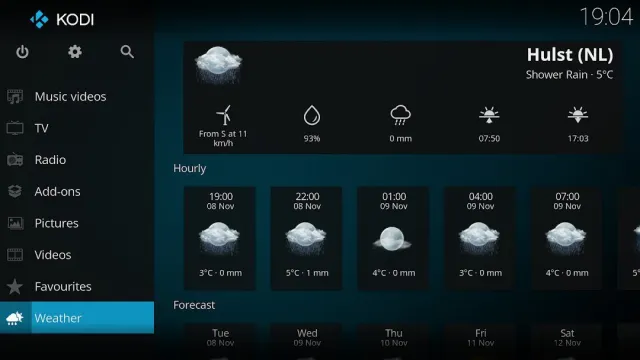 Kodi for Android screenshot